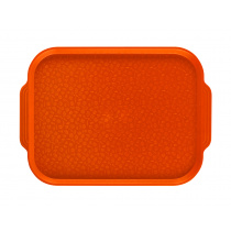 Поднос столовый 450х355 мм с ручками оранжевый