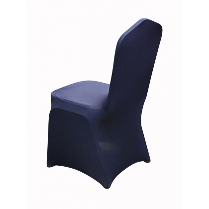 Чехол универсальный на стул из бифлекса цвет темно синий - интернет-магазин КленМаркет.ру