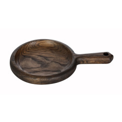 Доска для подачи «Сковородочка» 190х140 мм, дуб - интернет-магазин КленМаркет.ру