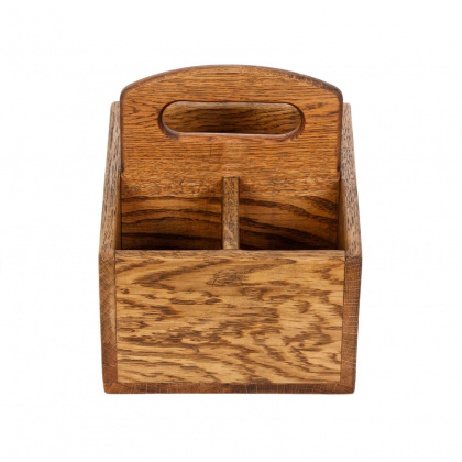 Ящик для сервировки 190х170 мм деревянный с ручкой - интернет-магазин КленМаркет.ру