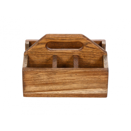 Ящик для сервировки 210х150 мм деревянный с ручкой - интернет-магазин КленМаркет.ру