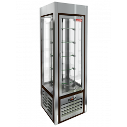 Витрина кондитерская вертикальная с вращением HICOLD VRC 350 R Sh 284283 - интернет-магазин КленМаркет.ру