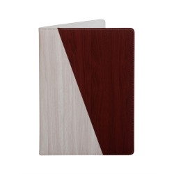 Папка для меню белая с красной вставкой [HY013] - интернет-магазин КленМаркет.ру