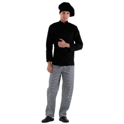 Куртка шеф-повара черная мужская [00001] - интернет-магазин КленМаркет.ру