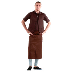 Жилет мужской коричневый [00030] - интернет-магазин КленМаркет.ру