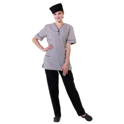 Блузон женский без пуговиц серый [00011]  - интернет-магазин КленМаркет.ру