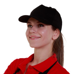 Бейсболка черная - интернет-магазин КленМаркет.ру