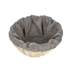 ЧЕХОЛ ДЛЯ КОРЗИНКИ РОГОЖКА СЕРЫЙ (цвет 12) (кт1896 кт1897 круглый) - интернет-магазин КленМаркет.ру