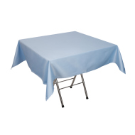 Скатерть 145х195 см «Ричард» голубая (гладь)