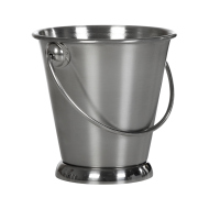 Ведро для подачи с ручкой 100 мм Luxstahl [80810-T mirror polish]