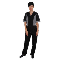 Блузон женский на молнии черный [00008] - интернет-магазин КленМаркет.ру