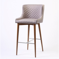 Стул барный «Vetro с прошивкой» с мягким сиденьем (деревянный каркас) - интернет-магазин КленМаркет.ру