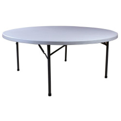 Стол пластиковый круглый складной D 1800 мм - интернет-магазин КленМаркет.ру