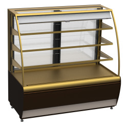 Витрина кондитерская ПОЛЮС Carboma Люкс ВХСв-1,3д (вентилируемая) - интернет-магазин КленМаркет.ру