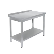 СТОЛ универсальный Luxstahl СПУ-14/6 со сплошной полкой нерж.