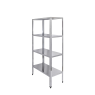 Стеллаж кухонный Luxstahl СР-1800х700х300/4 нерж