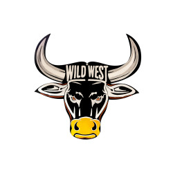 Меловая доска «Голова быка» двусторонняя на цепи 600х600 мм с росписью - интернет-магазин КленМаркет.ру