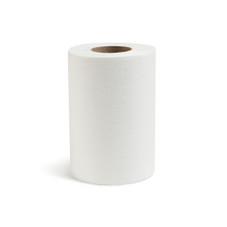 Полотенца вытяжные однослойные белые 120 м в рулоне [NRB-250113] - интернет-магазин КленМаркет.ру