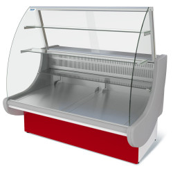 Витрина холодильная Илеть ВХСд-1,5 (4.322.100-17) без цветного щитка - интернет-магазин КленМаркет.ру