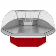 Витрина угловая внешняя Илеть ВХС-УН