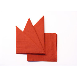 Салфетка бумажная оранжевая 330х330 мм 300 шт - интернет-магазин КленМаркет.ру