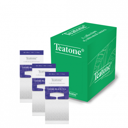 Черный чай Teatone «Аромат чабреца» в пакетиках (150х4 г)  - интернет-магазин КленМаркет.ру