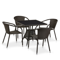 Комплект мебели «Бернадо-4» из искусственного ротанга - интернет-магазин КленМаркет.ру