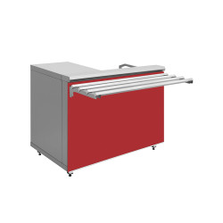 Прилавок кассовый универсальный Luxstahl КК-1200 - интернет-магазин КленМаркет.ру