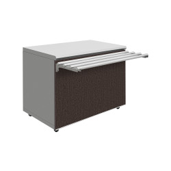 Прилавок нейтральный Luxstahl ПН-1200 - интернет-магазин КленМаркет.ру