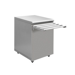 Прилавок нейтральный Luxstahl ПН-600 - интернет-магазин КленМаркет.ру