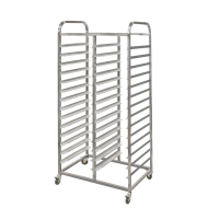 Тележка-шпилька для гастроемкостей ТШГ-14-2 нерж двойная