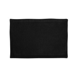 Плейсмет «Рогожка» 30х45 см, цвет чёрный - интернет-магазин КленМаркет.ру