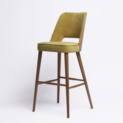 Стул барный «0041» с мягким сиденьем - интернет-магазин КленМаркет.ру