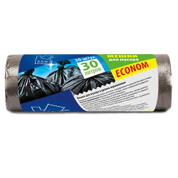 Пакет для мусора 30 л в рулонах, ПНД 50х60 см [PRO933C] - интернет-магазин КленМаркет.ру