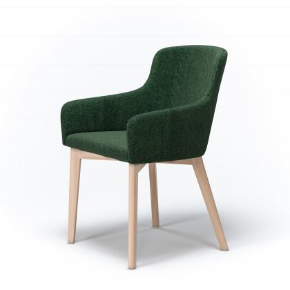 Кресло Marco M3 с мягким сиденьем (деревянный каркас) - интернет-магазин КленМаркет.ру