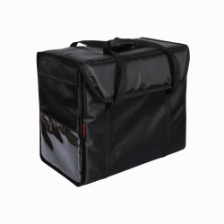 Терморюкзак 500х300х400 мм, фольгированный чёрный - интернет-магазин КленМаркет.ру