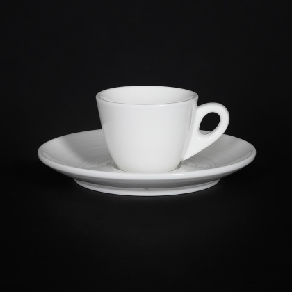 Чашка кофейная «Corone Caffetteria» 80 мл белый [LQ-QK15171]  - интернет-магазин КленМаркет.ру