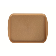 Поднос столовый 415х305 мм с ручками золотой