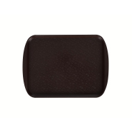 Поднос столовый 415х305 мм с ручками шоколадный