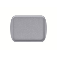 Поднос столовый 415х305 мм с ручками светло-серый