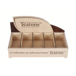 Бокс деревянный TEATONE, для пакетированного чая/стиков 382х190х180 мм - интернет-магазин КленМаркет.ру