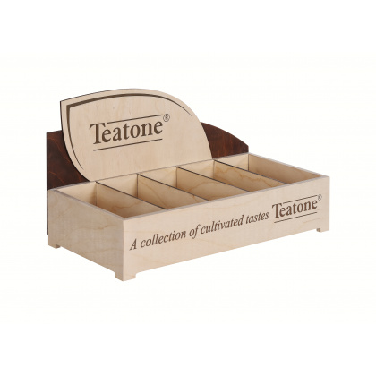 Бокс деревянный TEATONE, для пакетированного чая/стиков 382х190х180 мм - интернет-магазин КленМаркет.ру