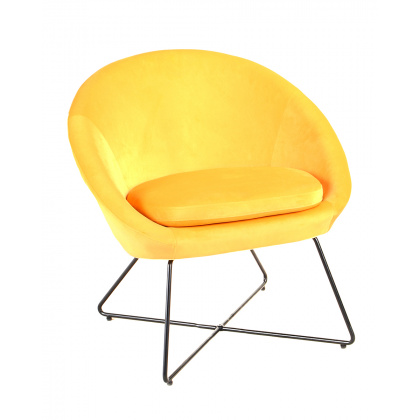 Кресло «Корнелия» с мягким сиденьем (хромированный каркас)  - интернет-магазин КленМаркет.ру
