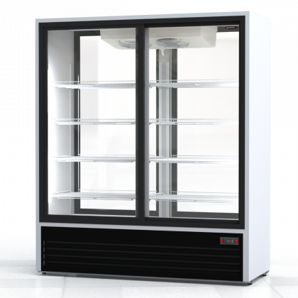 Шкаф холодильный ПРЕМЬЕР ШВУП1ТУ-1,5К2 (двери-купе, остекление с двух сторон) - интернет-магазин КленМаркет.ру