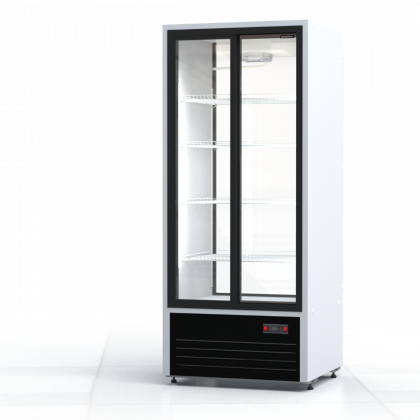 Шкаф холодильный ПРЕМЬЕР ШВУП1ТУ-0,75К2 (двери-купе, остекление с двух сторон) - интернет-магазин КленМаркет.ру