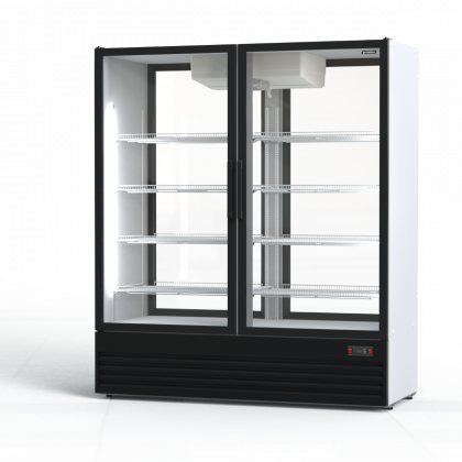 Шкаф холодильный ПРЕМЬЕР ШВУП1ТУ-1,6С2 (распашные двери, остекление в двух сторон) - интернет-магазин КленМаркет.ру