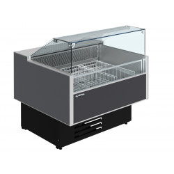 Витрина морозильная CRYSPI ВПН Sonata Quadro М 1800 LED (RAL 7016) - интернет-магазин КленМаркет.ру