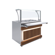 Мармит вторых блюд паровой Luxstahl МВП (С)-1200 Premium