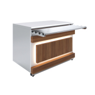 Прилавок нейтральный Luxstahl ПН-1200 Premium