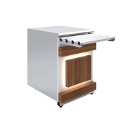 Прилавок нейтральный Luxstahl ПН-600 Premium